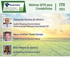 Equipe Nacional Especializada ITR realiza webinar sobre DITR